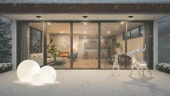 Sklep Kaja Dekoracyjna, biała lampa w kształcie kuli 6978 CUMULUS | Kaja