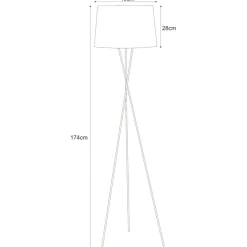 Sklep Kaja Dekoracyjna, czarno-złota lampa podłogowa K-4358 | Kaja Oświetlenie