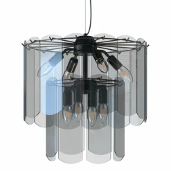 Discount Dekoracyjna, elegancka lampa wisząca MD3523-8M-EBCN NIRA | Kaja Żyrandole Nowoczesne