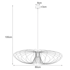 Store Dekoracyjna, industrialna lampa wisząca K-3409 | Kaja Oświetlenie Żyrandole Nowoczesne