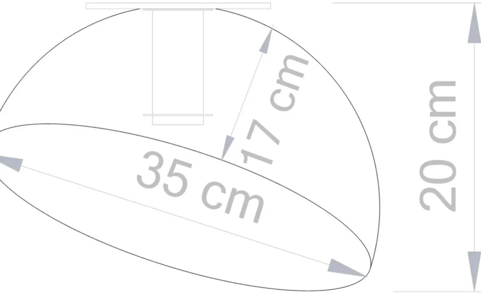 Best Sale Dekoracyjna, kopułowa lampa sufitowa SIG 32474 z serii SFERA 35 CZ/ZŁ Żyrandole Nowoczesne