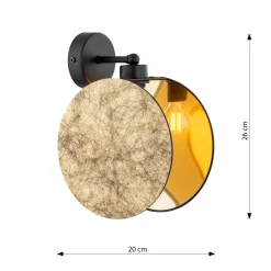Sklep Kaja Dekoracyjna lampa ścienna do salonu 1326/K1 MOTIF | Kaja Oświetlenie