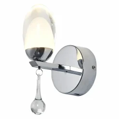 Sklep Kaja Dekoracyjna lampa ścienna LED z kryształkiem ML304 OVO | Kaja