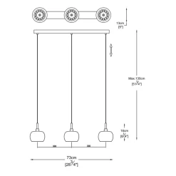 Cheap Dekoracyjna lampa do jadalni P0076-03N-B5FZ CRYSTAL | Kaja Żyrandole Nowoczesne