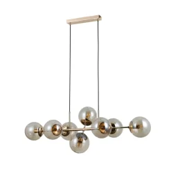 Cheap Dekoracyjna lampa do stylowego salonu PND-1098-8-GD MOLITE | Kaja Żyrandole Nowoczesne