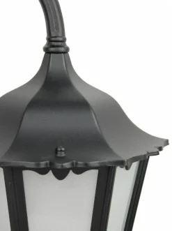 Sklep Kaja Dekoracyjna lampa elewacyjna, czarna K 3012/1/BD z serii RETRO MAXI | Kaja Oświe