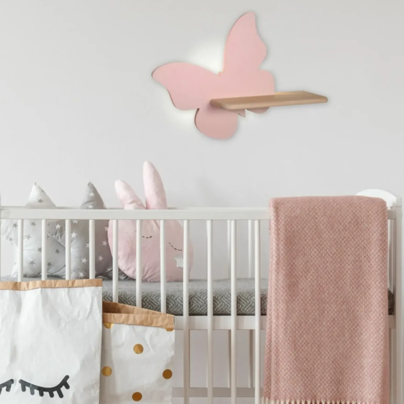 Sklep Kaja Dekoracyjna lampa jako lampka nocna 21-84897 BUTTERFLY | Kaja