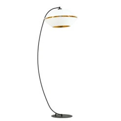 Sklep Kaja Dekoracyjna lampa podłogowa z abażurem 1182/LP z serii PIANO | Kaja