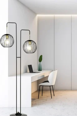 Sklep Kaja Dekoracyjna lampa podłogowa na dwie żarówki 144/LP2 | Kaja Oświetlenie