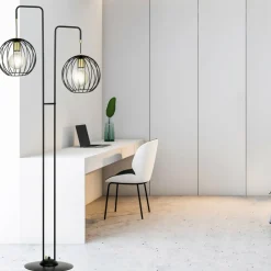 Sklep Kaja Dekoracyjna lampa podłogowa na dwie żarówki 144/LP2 | Kaja Oświetlenie