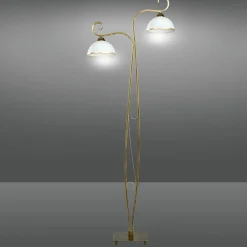 Sklep Kaja Dekoracyjna lampa podłogowa w stylu retro 149/LP2 WIVARA | Kaja