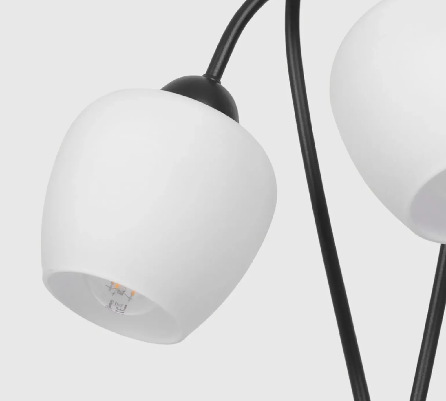 Sklep Kaja Dekoracyjna lampa podłogowa z białymi kloszami K-5188 z serii BELLA