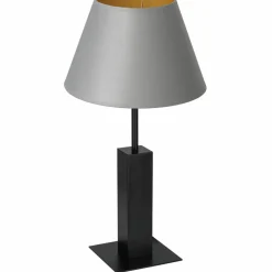 Sklep Kaja Dekoracyjna lampa stołowa, czarna podstawa LX 3644 z serii TABLE LAMPS