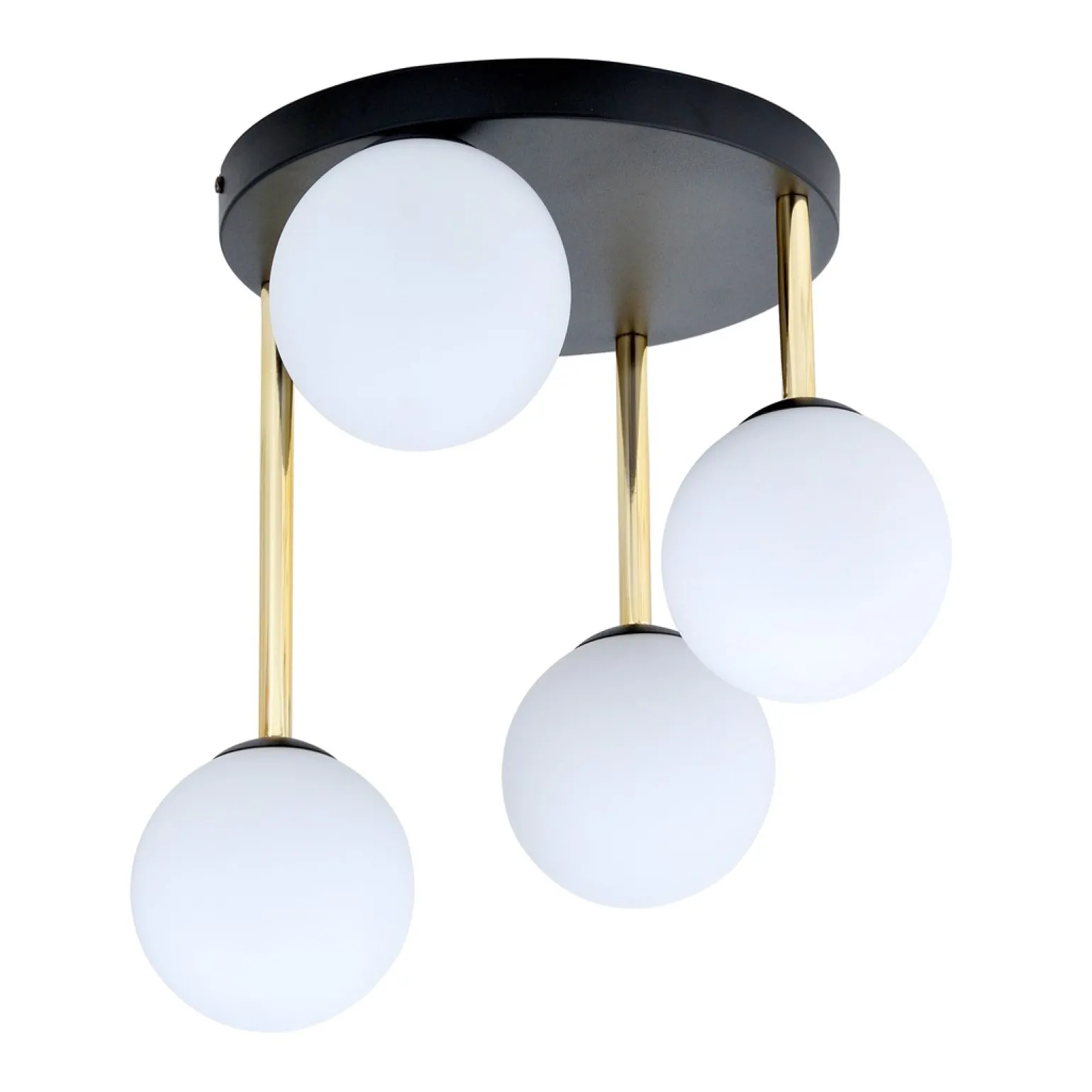 Sklep Kaja Dekoracyjna lampa sufitowa z białymi kloszami 1260/4 z serii DOLCE