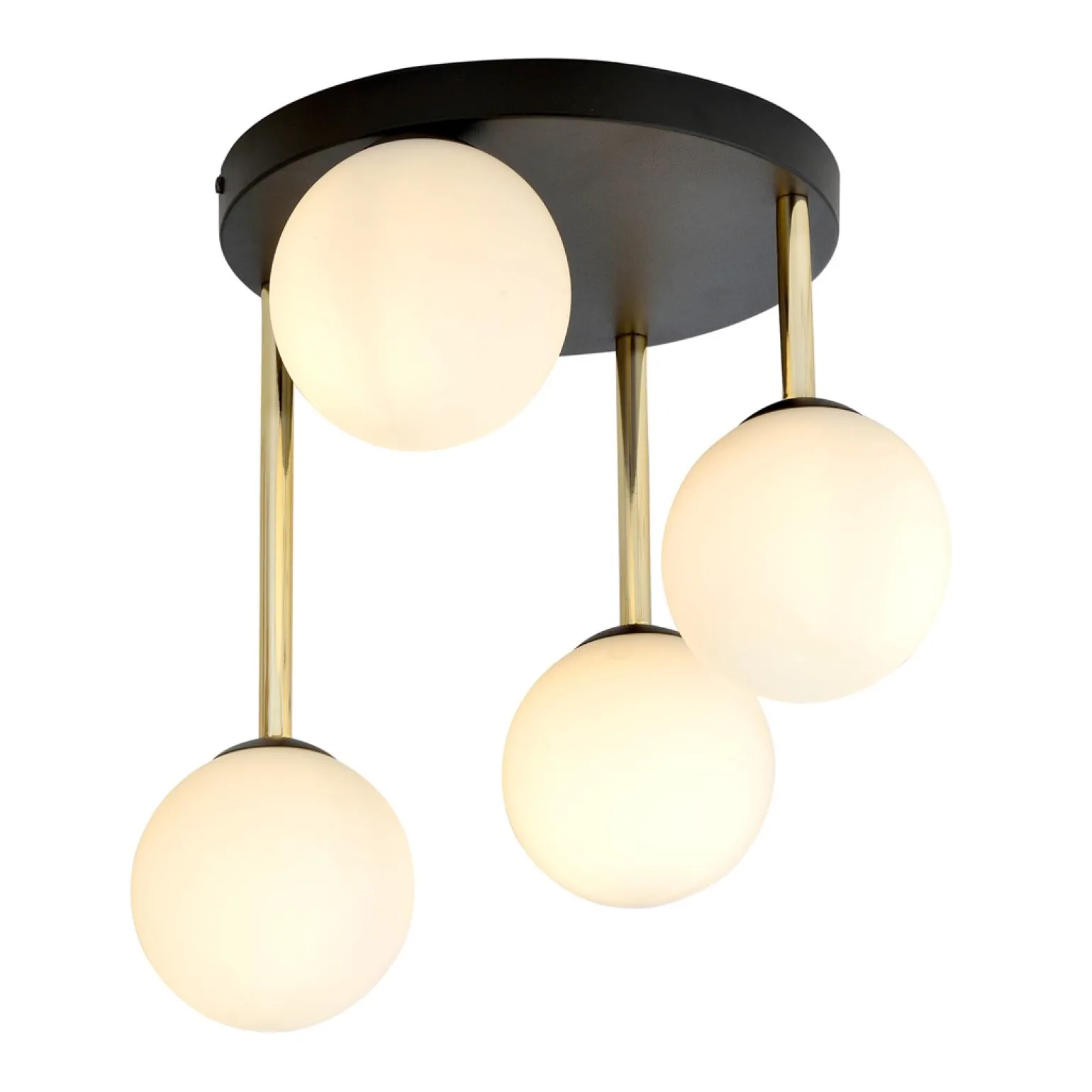 Sklep Kaja Dekoracyjna lampa sufitowa z białymi kloszami 1260/4 z serii DOLCE