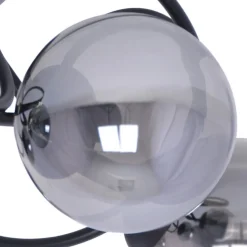 Sale Dekoracyjna lampa sufitowa w kolorze grafitu K-5117 z serii RUBI Żyrandole Nowoczesne