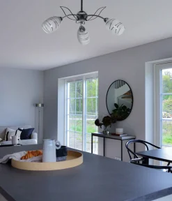 Sklep Kaja Dekoracyjna lampa sufitowa K-JSL-6093/3 CHR XENA | Kaja Oświetlenie