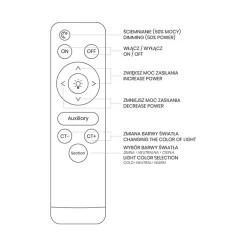 Sklep Kaja Dekoracyjna lampa sufitowa LED z pilotem ML8128 BUBBLES | Kaja