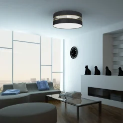 Sklep Kaja Dekoracyjna lampa sufitowa, plafon z abażurem MLP7339 z serii ULTIMO | Kaja Oświ