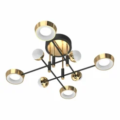 Sklep Kaja Dekoracyjna lampa sufitowa LED do salonu MX7170-8-3BGT LARA | Kaja