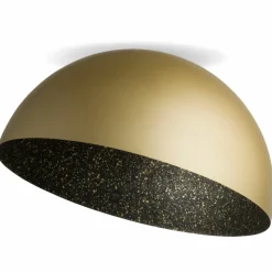 Best Sale Dekoracyjna lampa sufitowa półokrąg SIG 32482 - SFERA 35 ZŁ/CZ NAKR Żyrandole Nowoczesne