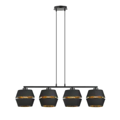 Sklep Kaja Dekoracyjna lampa wisząca ze złotym akcentem 1183/4 z serii PIANO