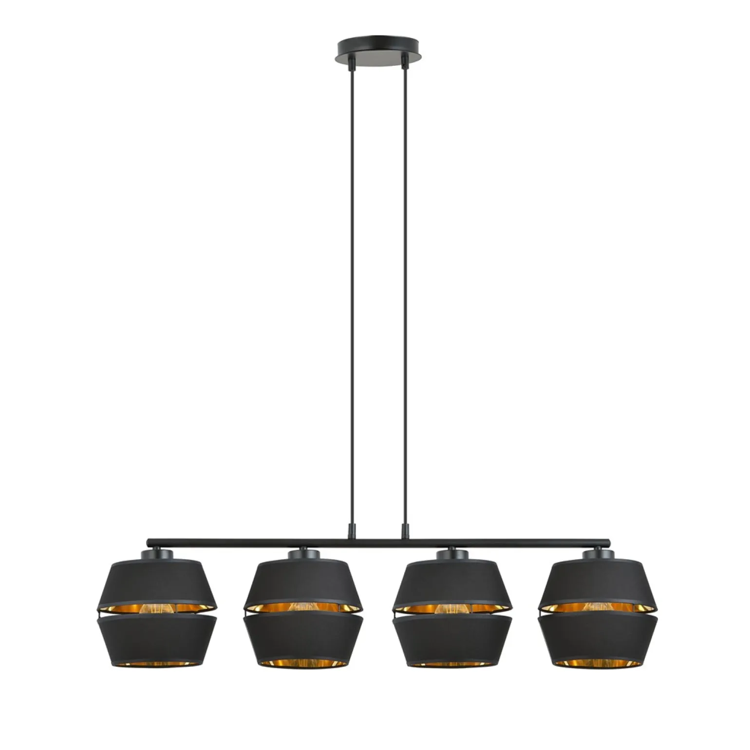 Sklep Kaja Dekoracyjna lampa wisząca ze złotym akcentem 1183/4 z serii PIANO