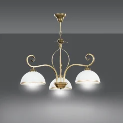 Sklep Kaja Dekoracyjna lampa wisząca retro, antyczne złoto 149/3 WIVARA | Kaja
