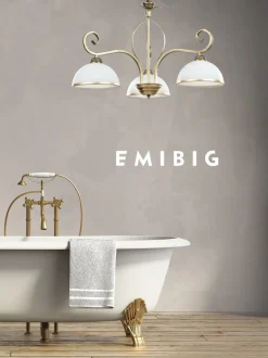 Sklep Kaja Dekoracyjna lampa wisząca retro, antyczne złoto 149/3 WIVARA | Kaja