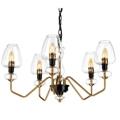 Sklep Kaja Dekoracyjna lampa wisząca, 5xE14 DL-ARMAND5-AB z serii ARMAND