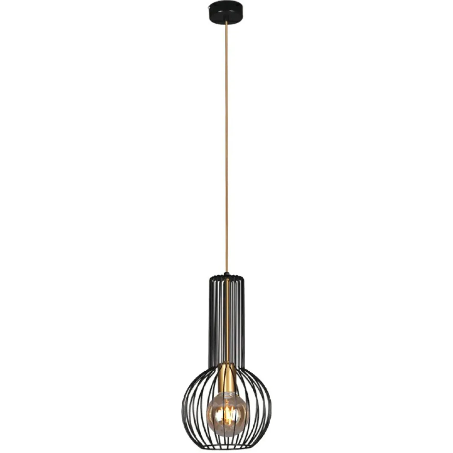 Best Dekoracyjna lampa wisząca do kuchni K-4520 ARVI BLACK | Kaja Żyrandole Nowoczesne
