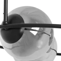 Flash Sale Dekoracyjna lampa wisząca z okręgiem i kloszami K-5114 z serii DAVOS Żyrandole Nowoczesne