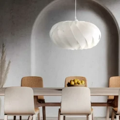 New Dekoracyjna lampa wisząca do salonu LP-023/1P WH JET | Kaja Żyrandole Nowoczesne