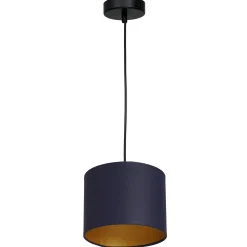 Sklep Kaja Dekoracyjna lampa wisząca, granatowo-złota LX 3566 z serii ARDEN