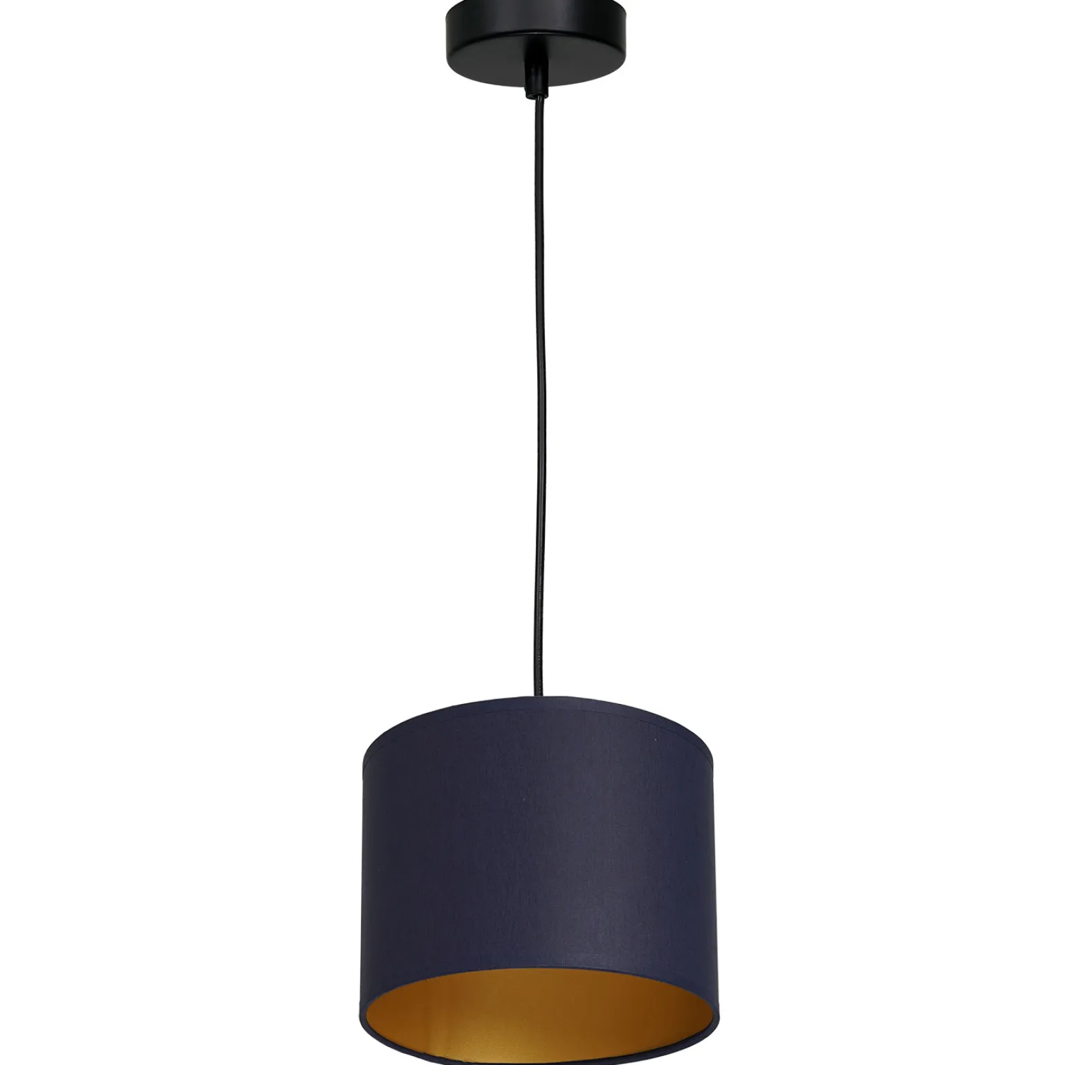 Sklep Kaja Dekoracyjna lampa wisząca, granatowo-złota LX 3566 z serii ARDEN