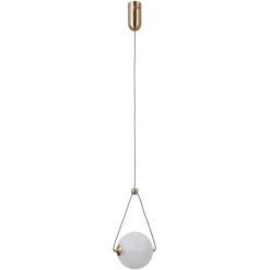 Best Sale Dekoracyjna lampa wisząca, LED PND-34361-S-HBR-OPAL z serii RASTIA Żyrandole Nowoczesne