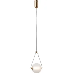 Best Sale Dekoracyjna lampa wisząca, LED PND-34361-S-HBR-OPAL z serii RASTIA Żyrandole Nowoczesne