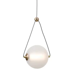 Best Sale Dekoracyjna lampa wisząca, LED PND-34361-S-HBR-OPAL z serii RASTIA Żyrandole Nowoczesne