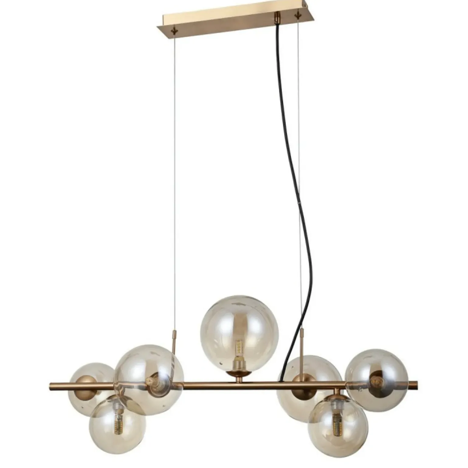 Best Sale Dekoracyjna lampa wisząca nad stół PND-406007-7-HBR z serii CANELLO Żyrandole Nowoczesne