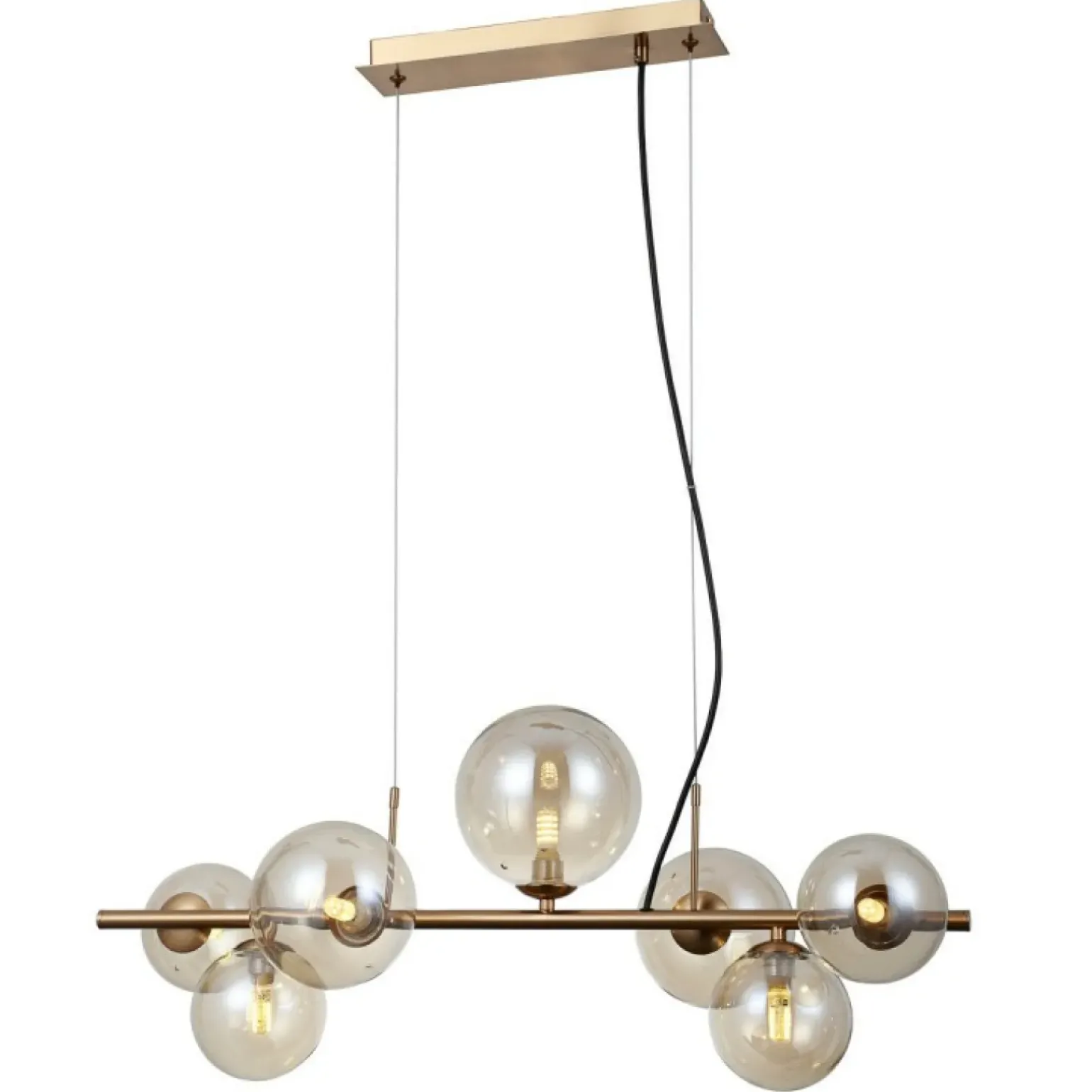 Best Sale Dekoracyjna lampa wisząca nad stół PND-406007-7-HBR z serii CANELLO Żyrandole Nowoczesne