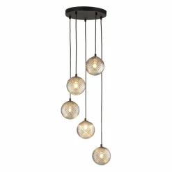 Clearance Dekoracyjna lampa wisząca do salonu loft TK 5747 z serii ELENA | Kaja Żyrandole Nowoczesne