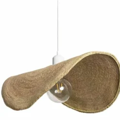 Shop Dekoracyjna lampa z plecionym abażurem ABR-LW5-BH50-E27 BOHO | Kaja Żyrandole Nowoczesne