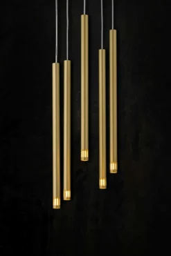 Best Dekoracyjna lampa z punktowymi zwisami SIG 33230 z serii SOPEL LASER Żyrandole Nowoczesne