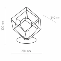 Sklep Kaja Dekoracyjna lampka nocna z kloszem TK 5450 ALAMBRE | Kaja Oświetlenie