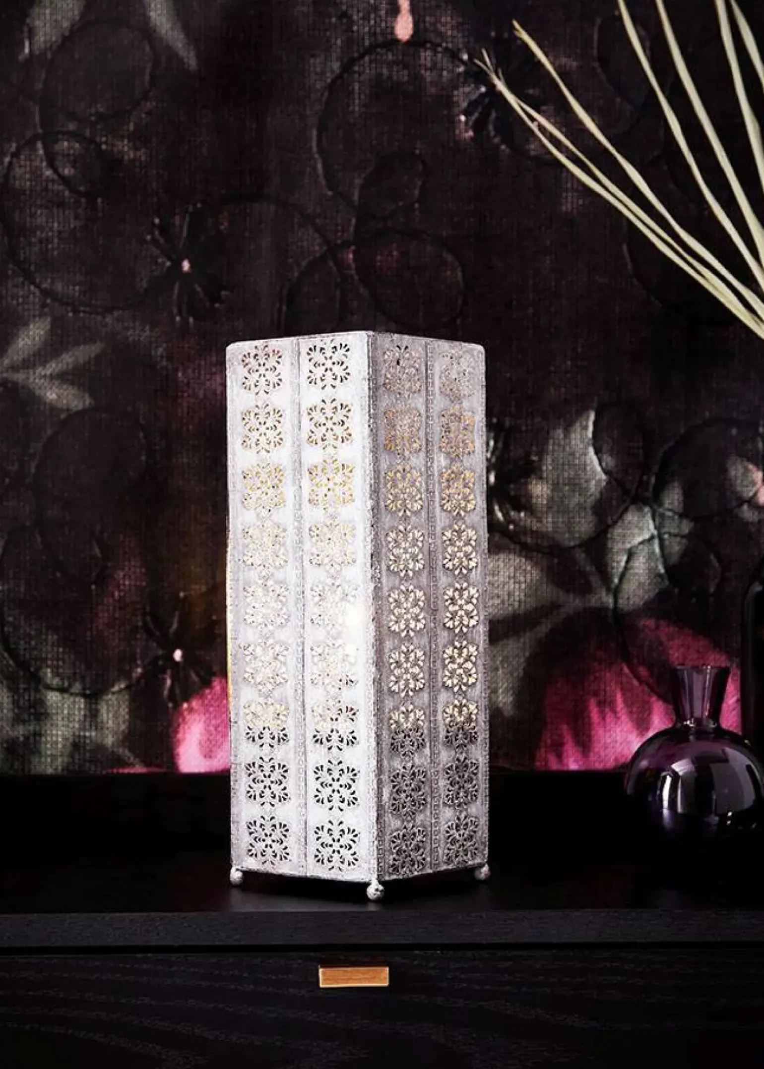 Sklep Kaja Dekoracyjna lampka stołowa w stylu rustykalnym 108222 | Kaja