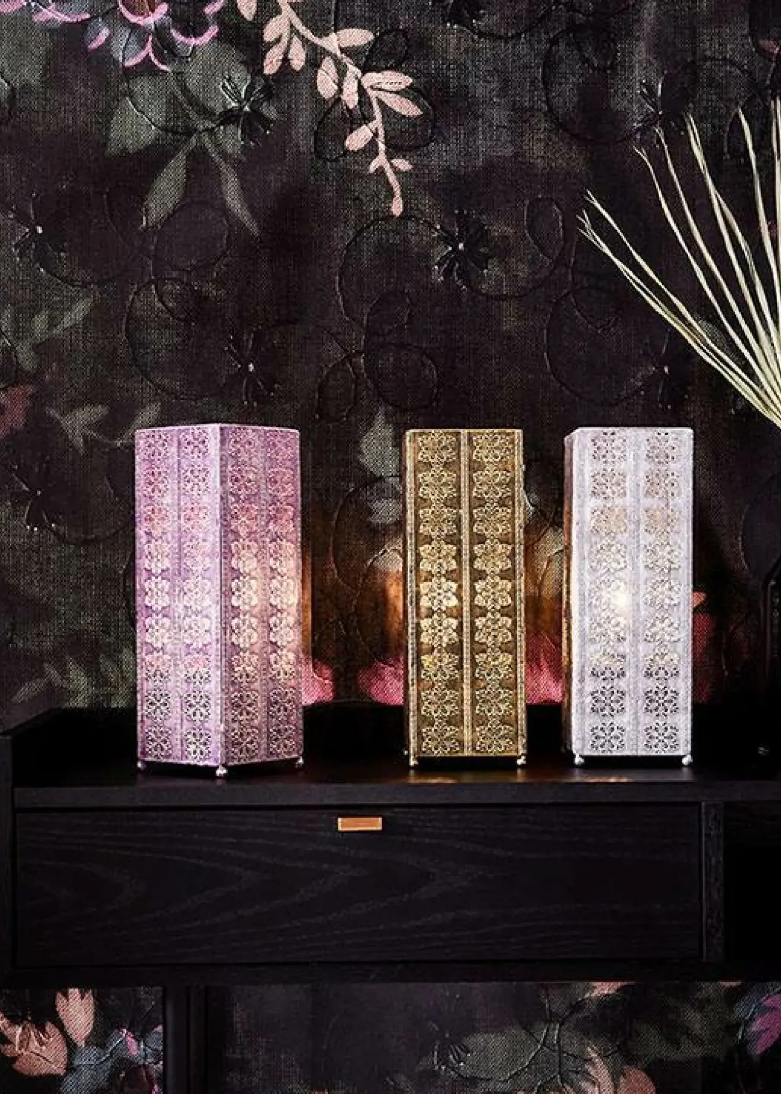 Sklep Kaja Dekoracyjna lampka stołowa w stylu rustykalnym 108222 | Kaja