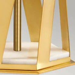 Sklep Kaja Dekoracyjna lampka stołowa z abażurem APOLLO-TL-WHT z serii APOLLO