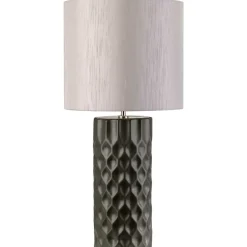 Sklep Kaja Dekoracyjna lampka stołowa, grafitowa BARBICAN-TL z serii BARBICAN