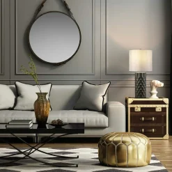 Sklep Kaja Dekoracyjna lampka stołowa, grafitowa BARBICAN-TL z serii BARBICAN