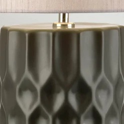 Sklep Kaja Dekoracyjna lampka stołowa, grafitowa BARBICAN-TL z serii BARBICAN